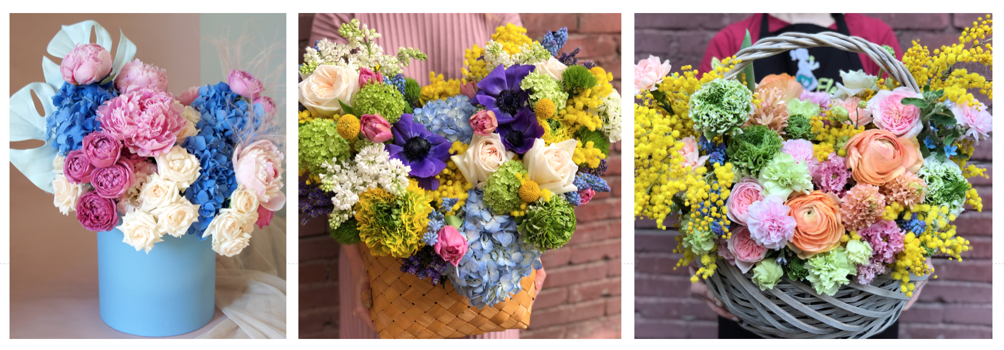 Какие цветы и букеты вы можете купить в Москве в LizaFleur
